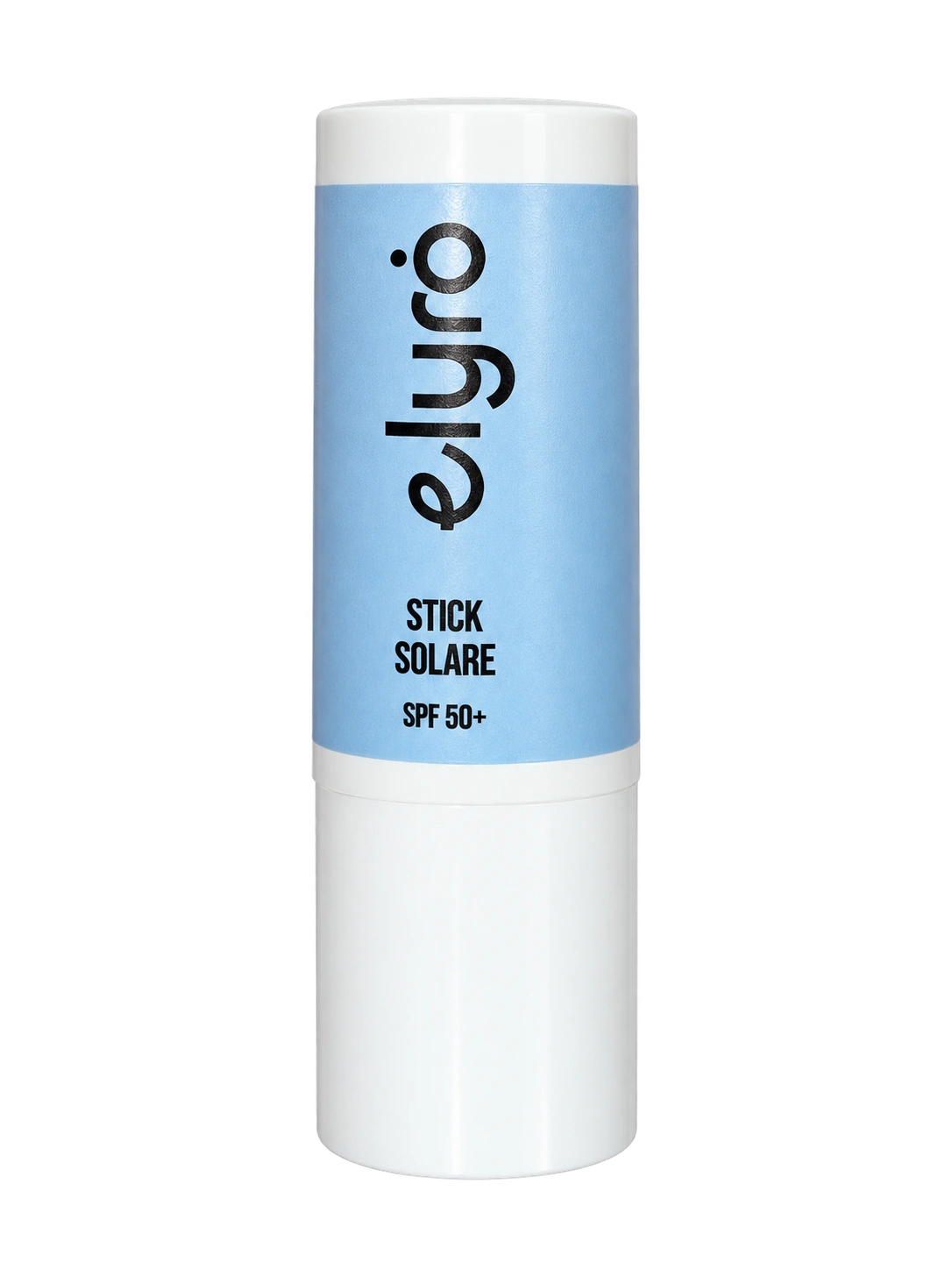 Stick solare SPF 50+: prodotto elyrȯ con la sua confezione dove presente