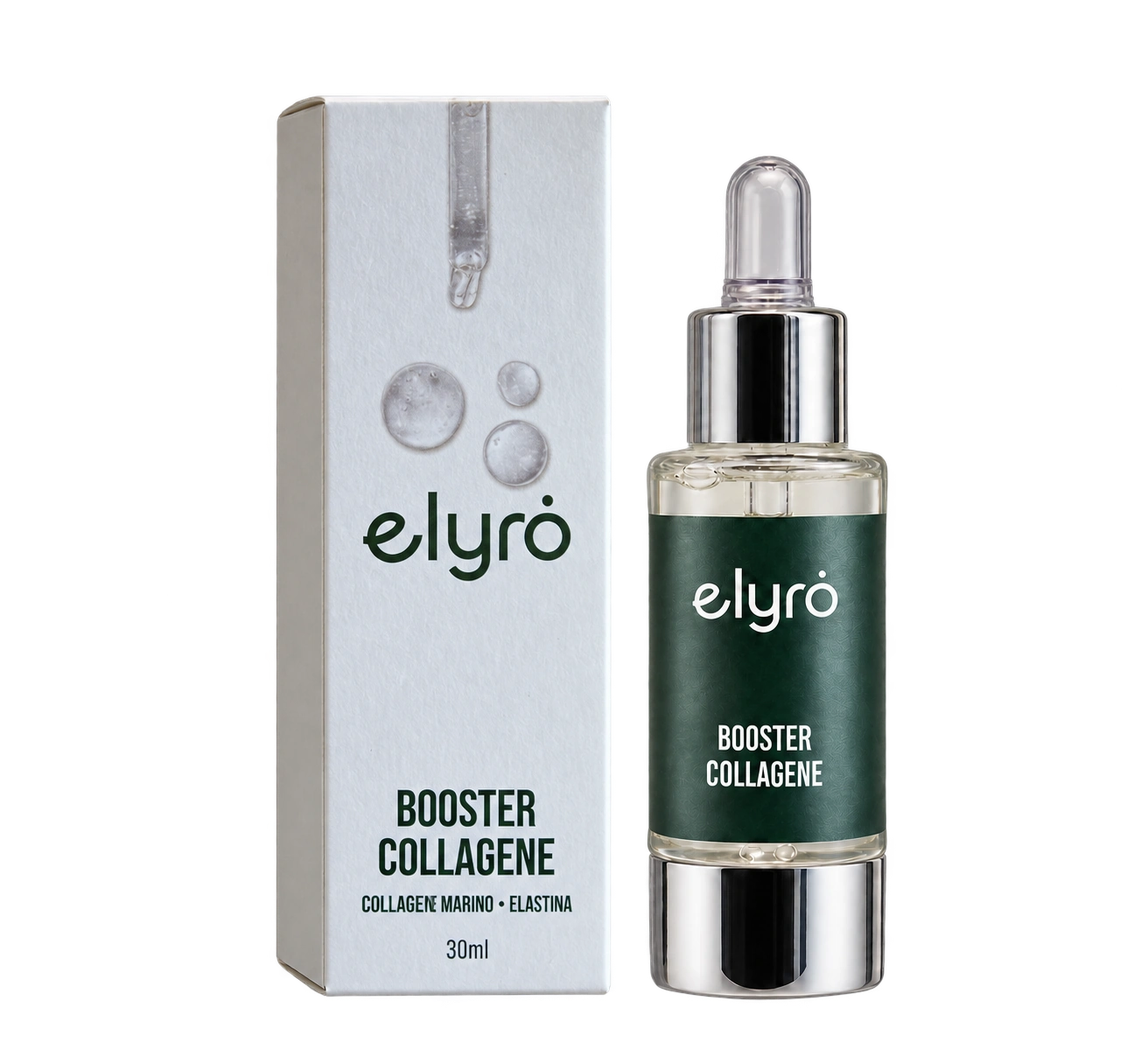 Booster collagene ELYRȮ con la sua confezione